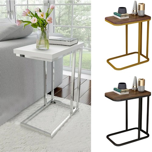 Shaped coffee table - c-shaped, sofa