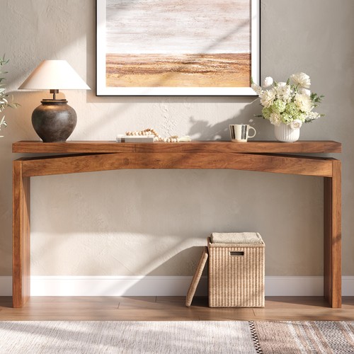 Wooden console table - wooden,