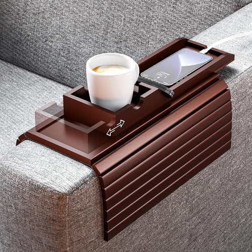 Bamboo couch armrest table - armrest,