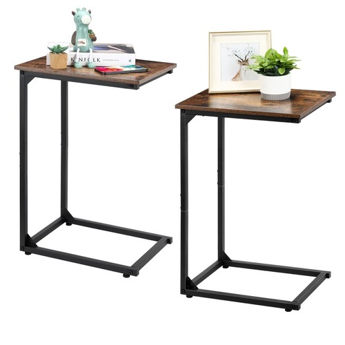 2pcs shaped side table - 2pcs,