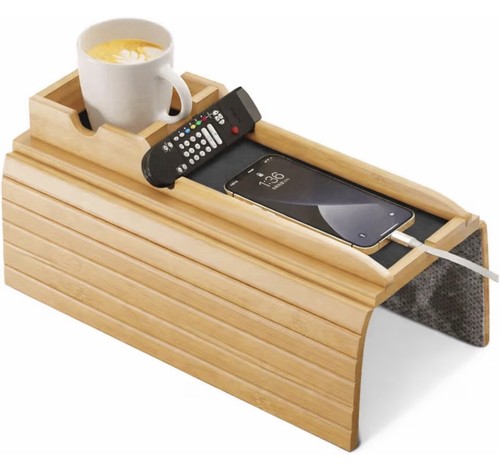 Bamboo sofa arm tray table - tray,